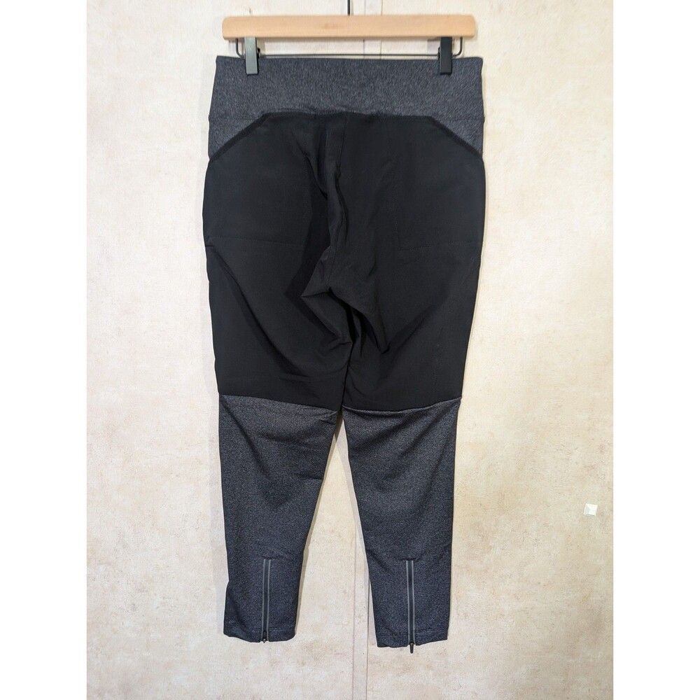Title Nine Ascent 2.0 Tights Womens M Gray Black Hiking Trail Running Pockets - Picture 3 of 12